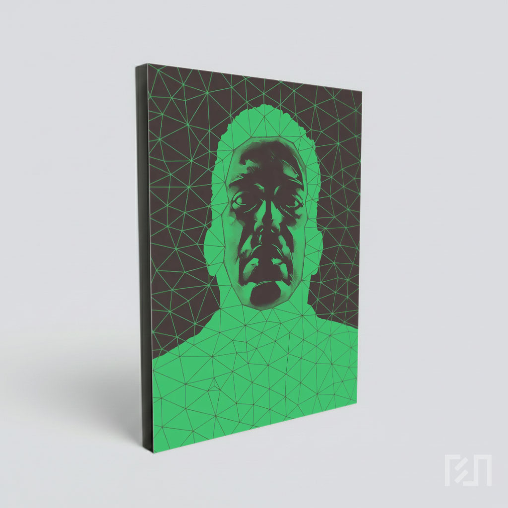 Poster Film Digital Abstract Portrait