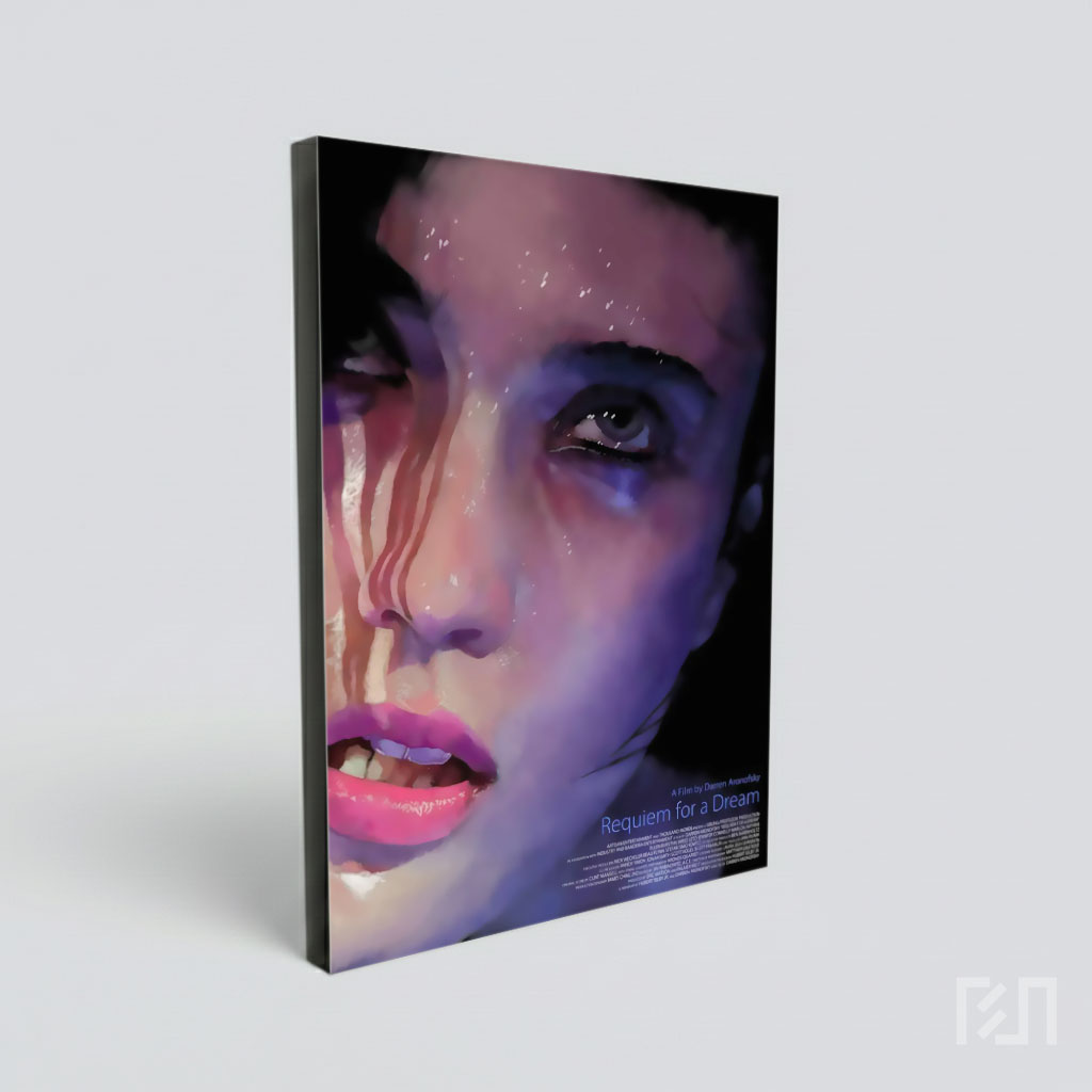 Poster Film Digital Art Potret Emosional