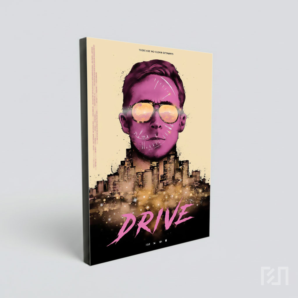 Poster Film Drive Seni Ilustrasi