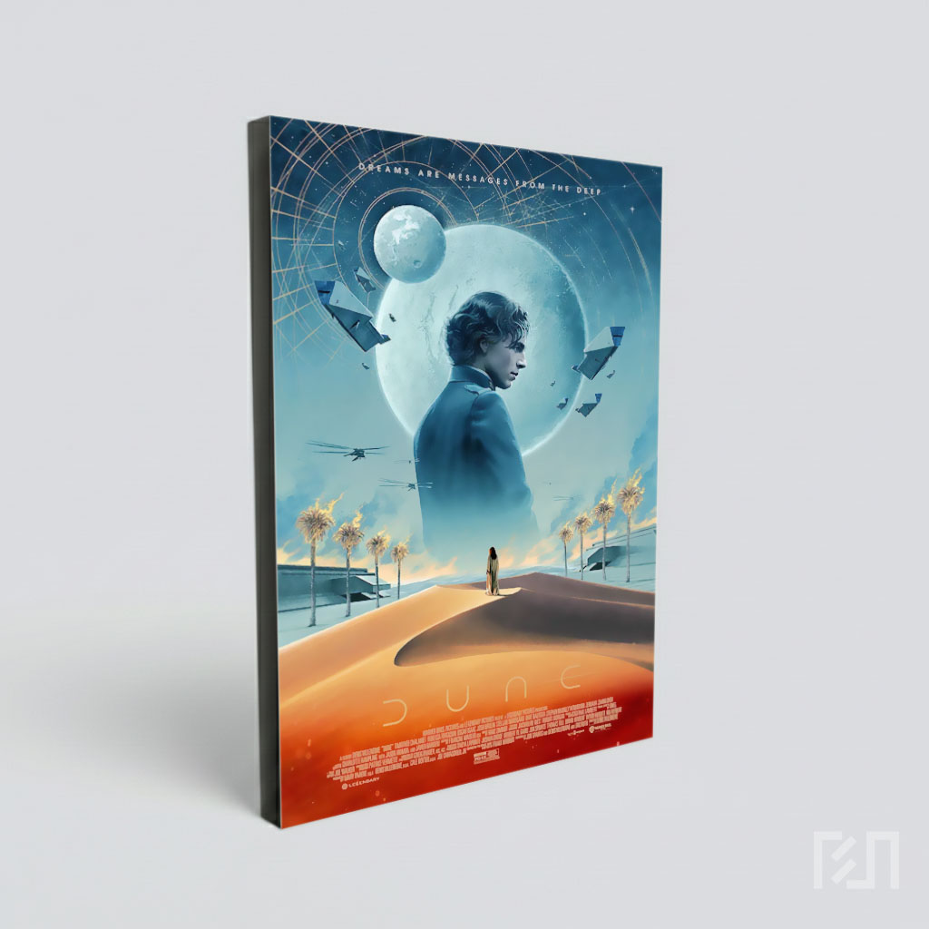 Poster Film Dune dengan Karakter Utama