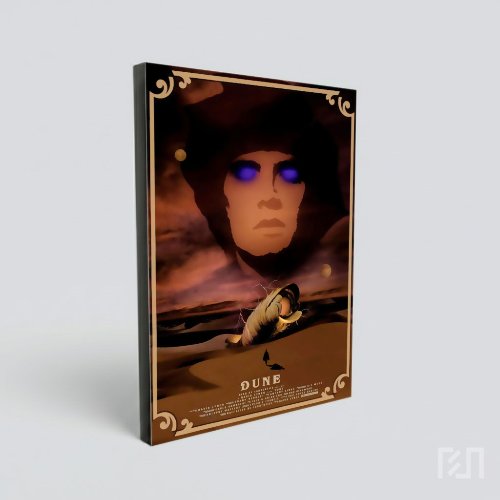 Poster Film Dune: Paul Atreides dan Cacing Pasir