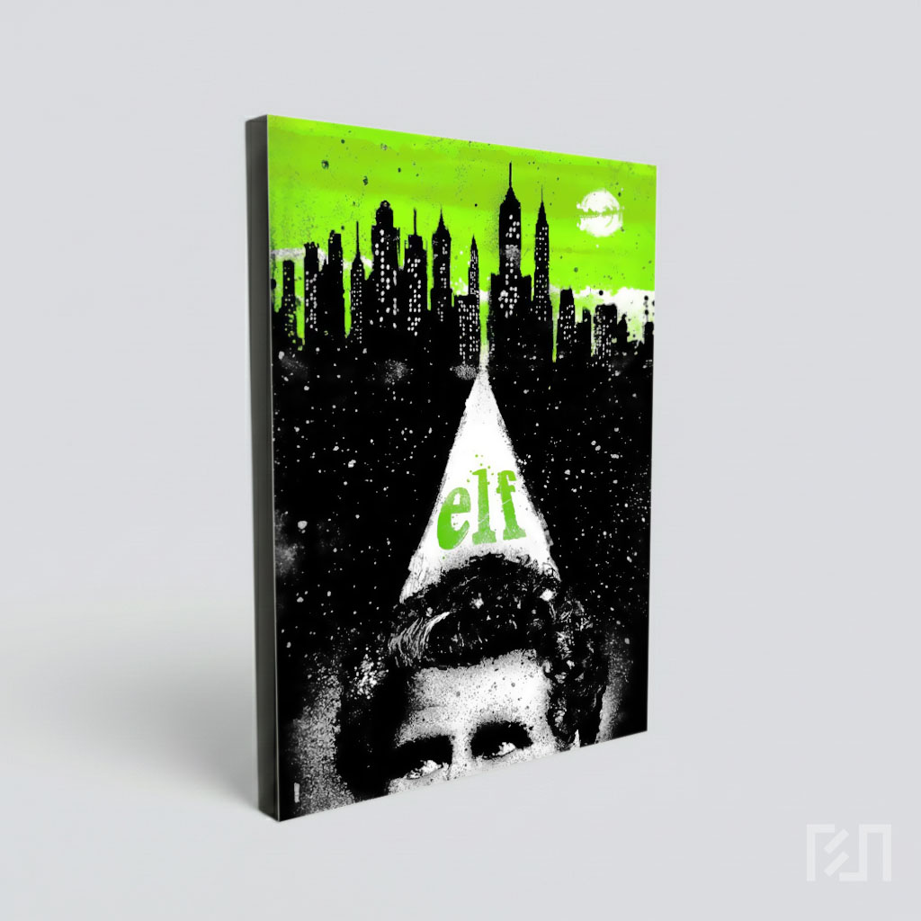 Poster Film Elf: Desain Grafis Ikonik