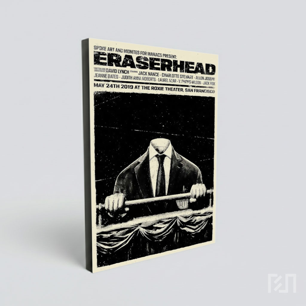 Poster Film Eraserhead David Lynch Roxie Theater