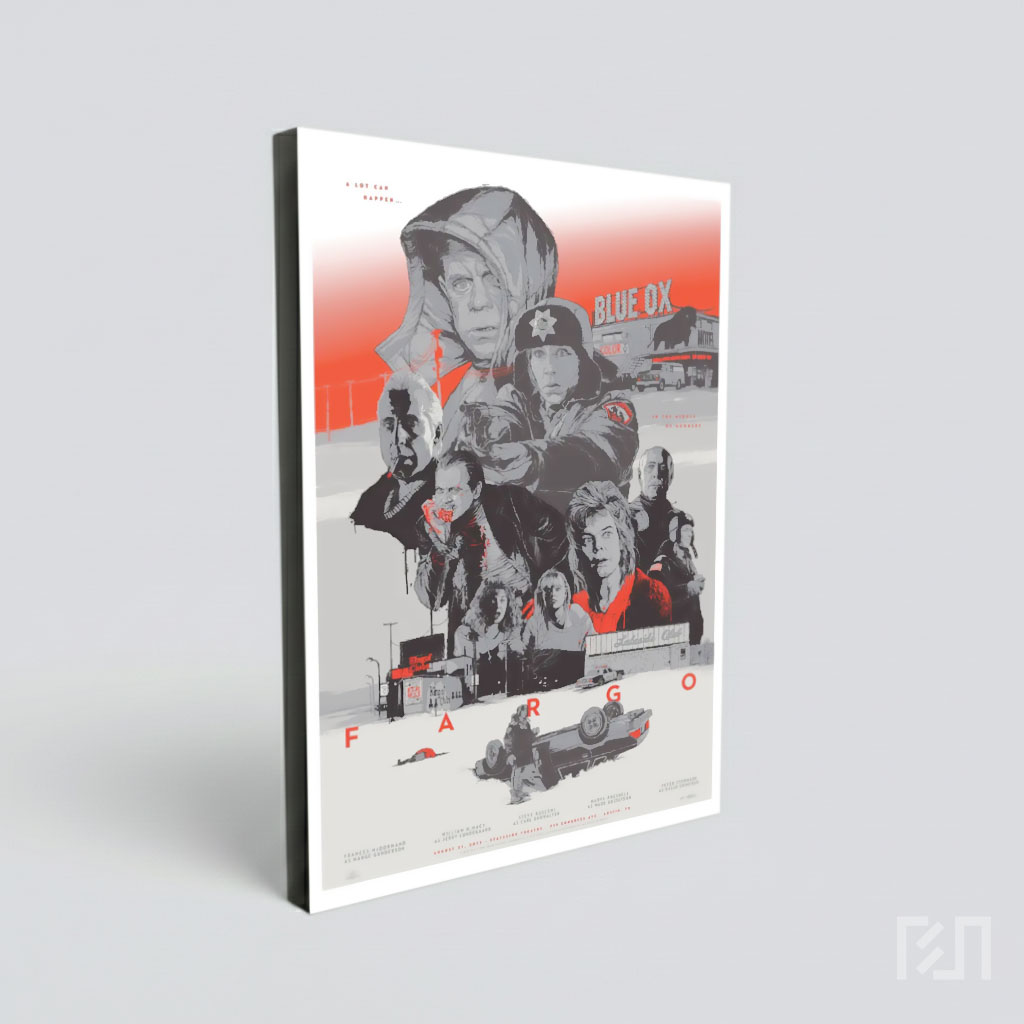 Poster Film Fargo: Seni Ilustrasi Klasik