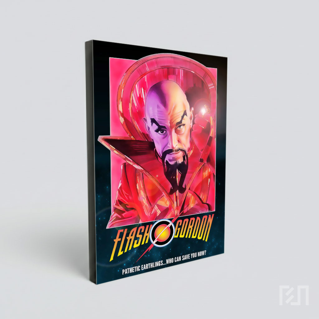 Poster Film Flash Gordon Menampilkan Tokoh Ming