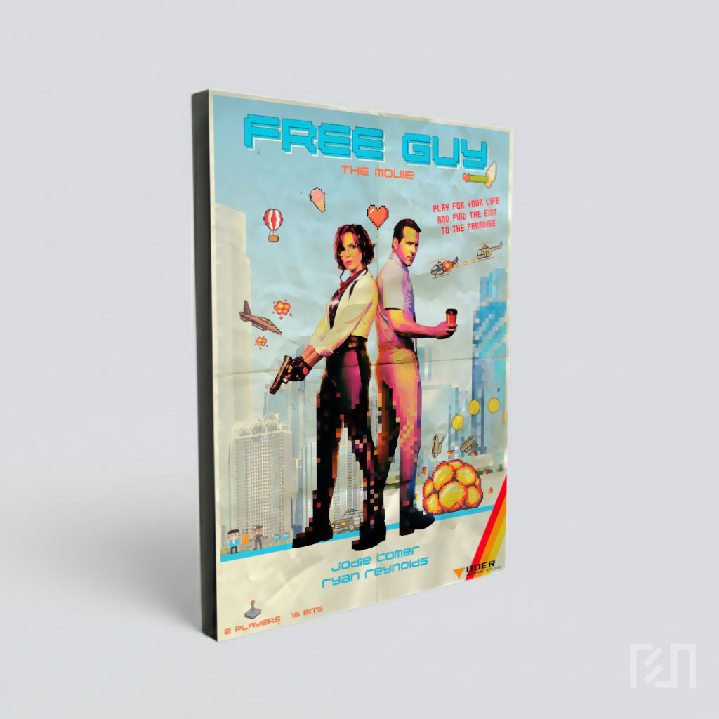 Poster Film Free Guy Ryan Reynolds