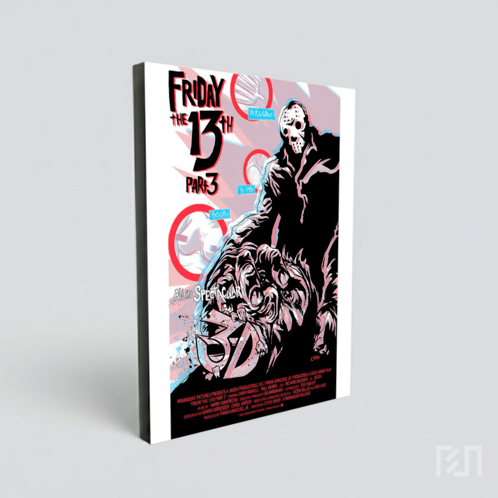 Poster Film Friday the 13th Part 3 3D