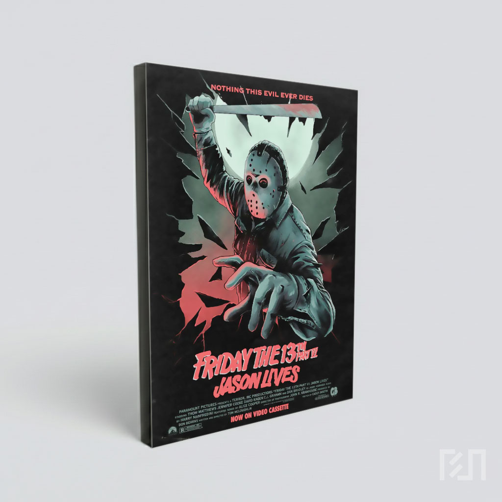 Poster Film Friday the 13th Part VI Jason Lives