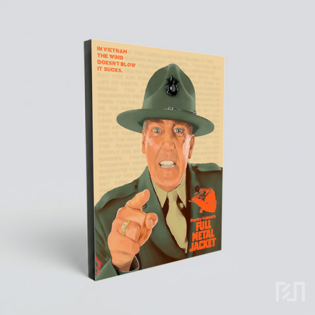 Poster Film Full Metal Jacket R. Lee Ermey
