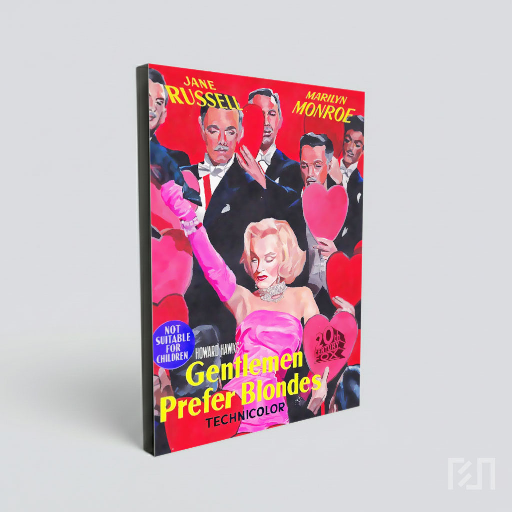 Poster Film Gentlemen Prefer Blondes