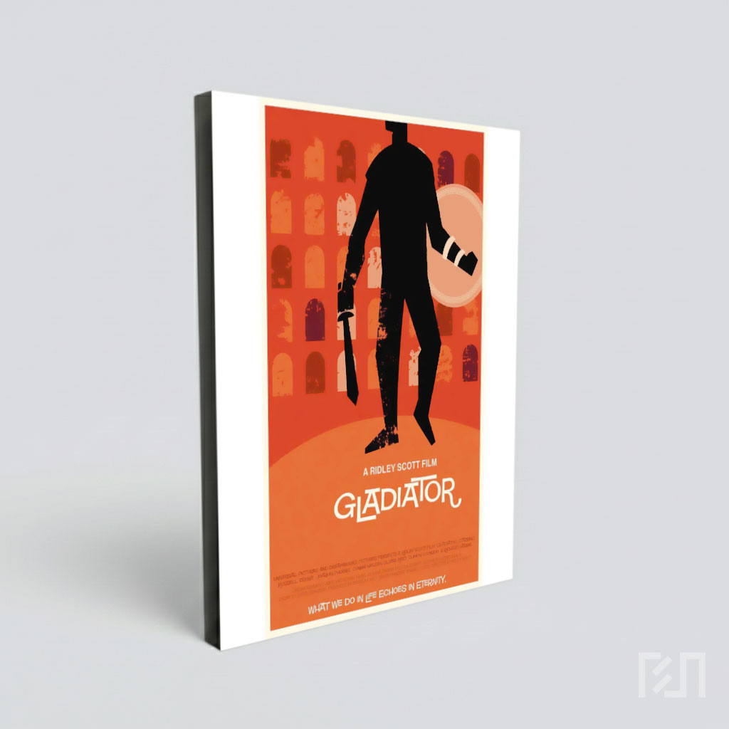 Poster Film Gladiator Minimalis Karya Ridley Scott