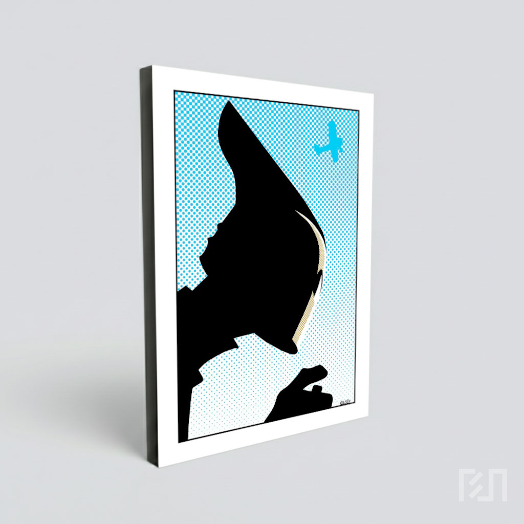 Poster Film Gladiator Siluet Seni Pop