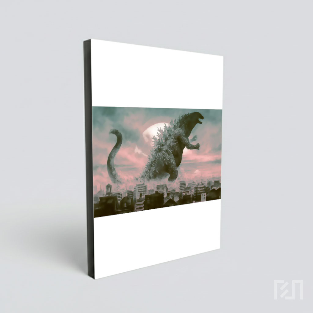 Poster Film Godzilla Menyerang Kota