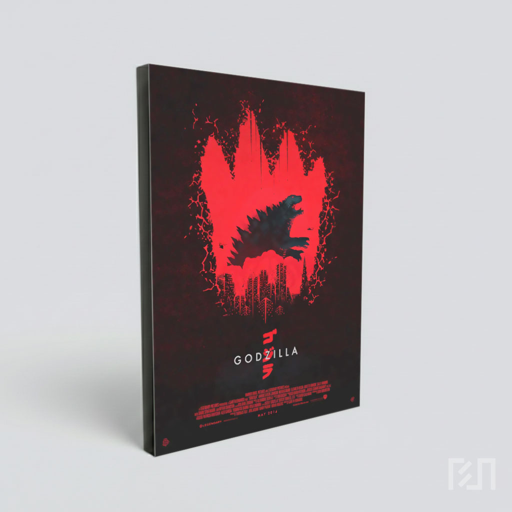 Poster Film Godzilla Minimalis