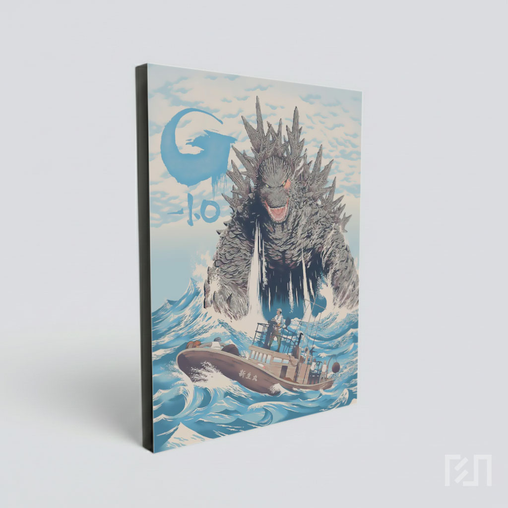 Poster Film Godzilla Minus One di Laut