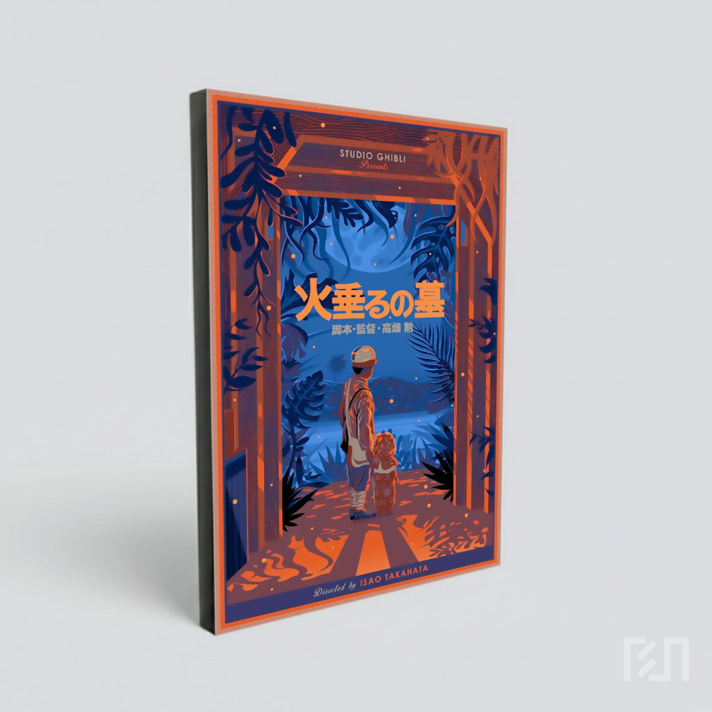 Poster Film Grave of the Fireflies (Hotaru no Haka)