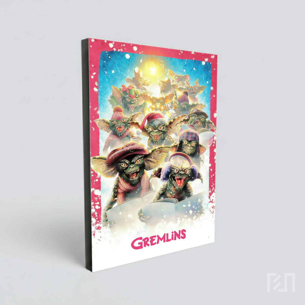 Poster Film Gremlins Paduan Suara Lagu Natal