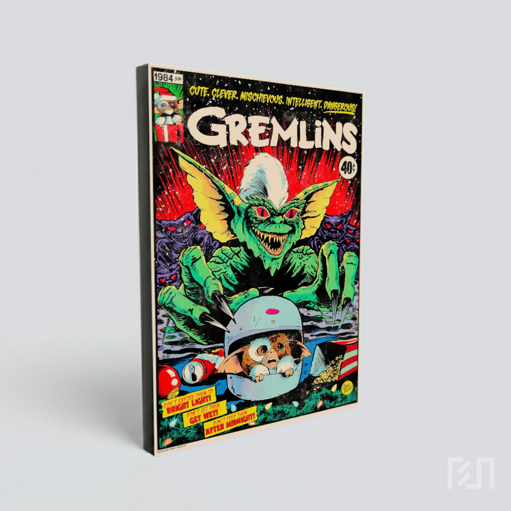 Poster Film Gremlins Retro Klasik