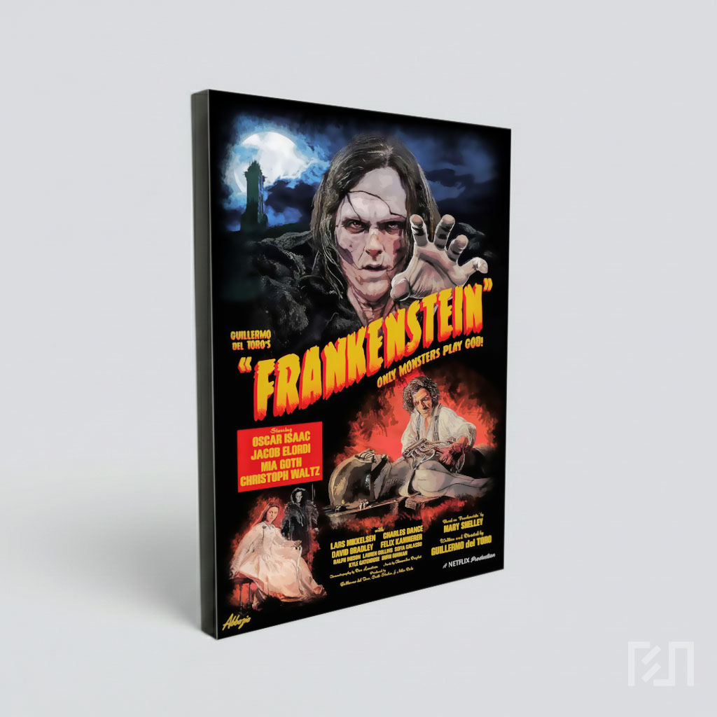 Poster Film Guillermo del Toro's Frankenstein