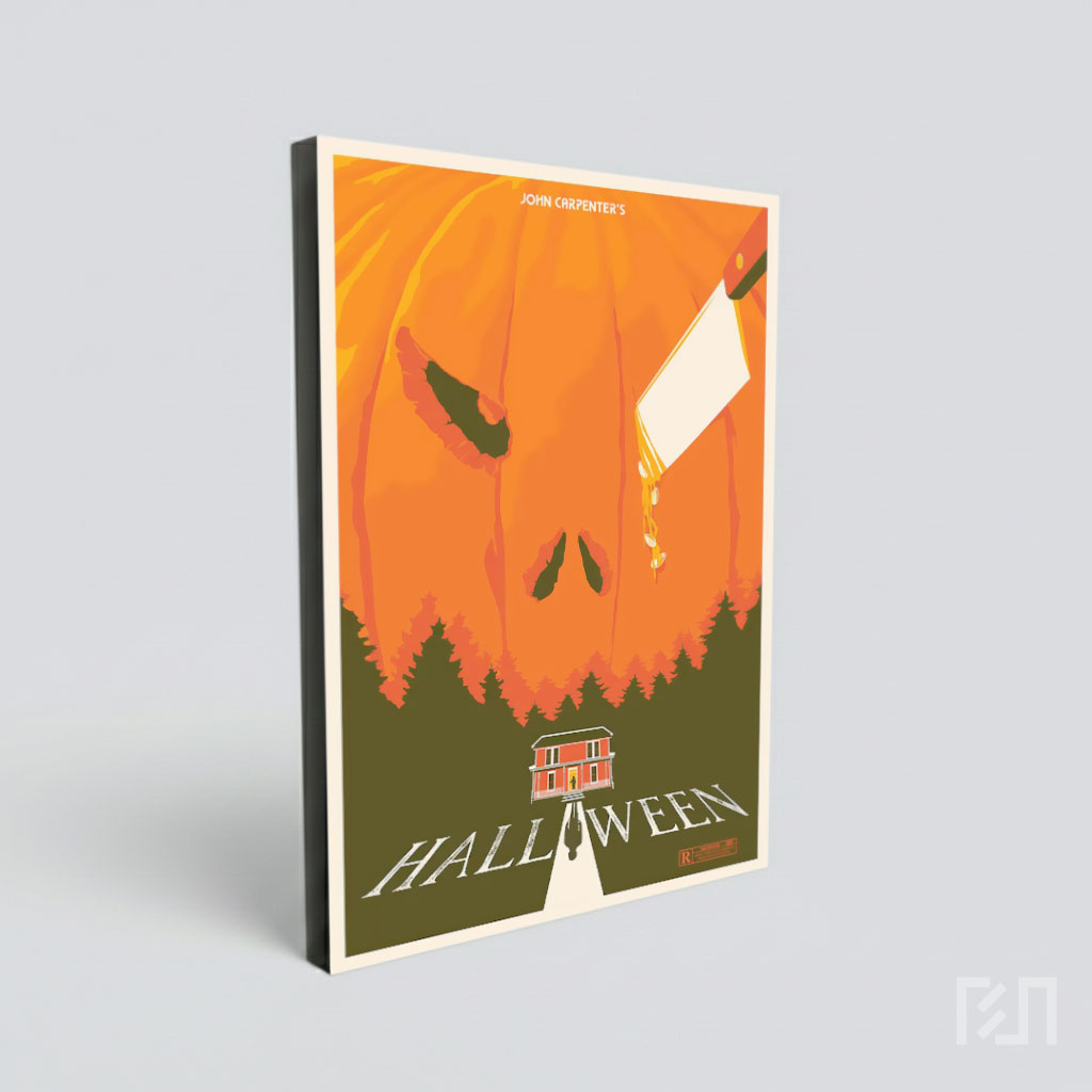 Poster Film Halloween Minimalis