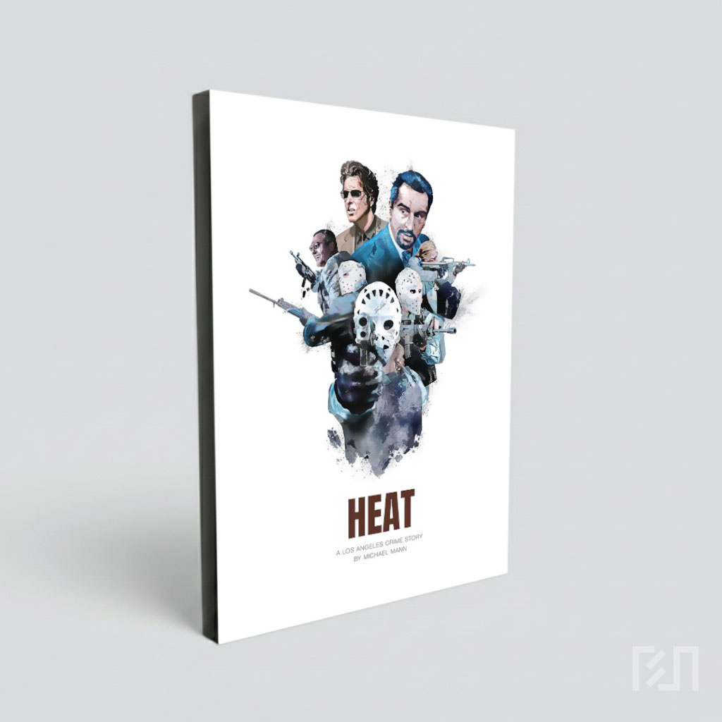 Poster Film Heat (1995) - Aksi Kriminal Klasik