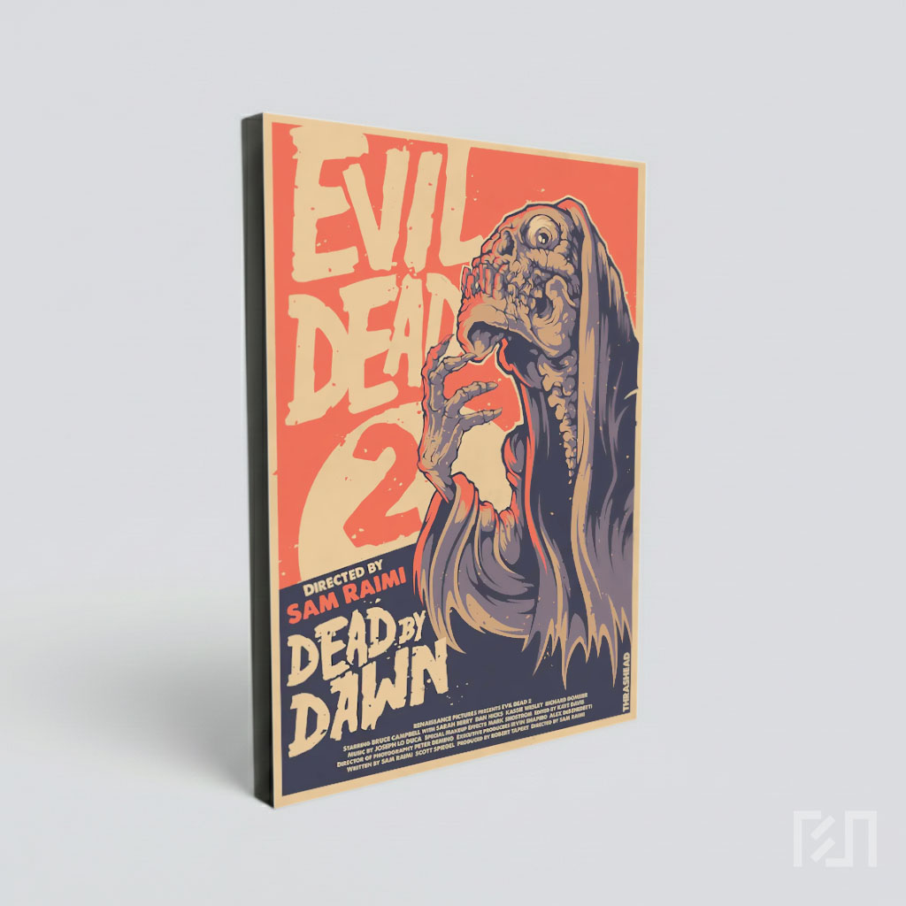 Poster Film Horor Evil Dead 2: Dead by Dawn