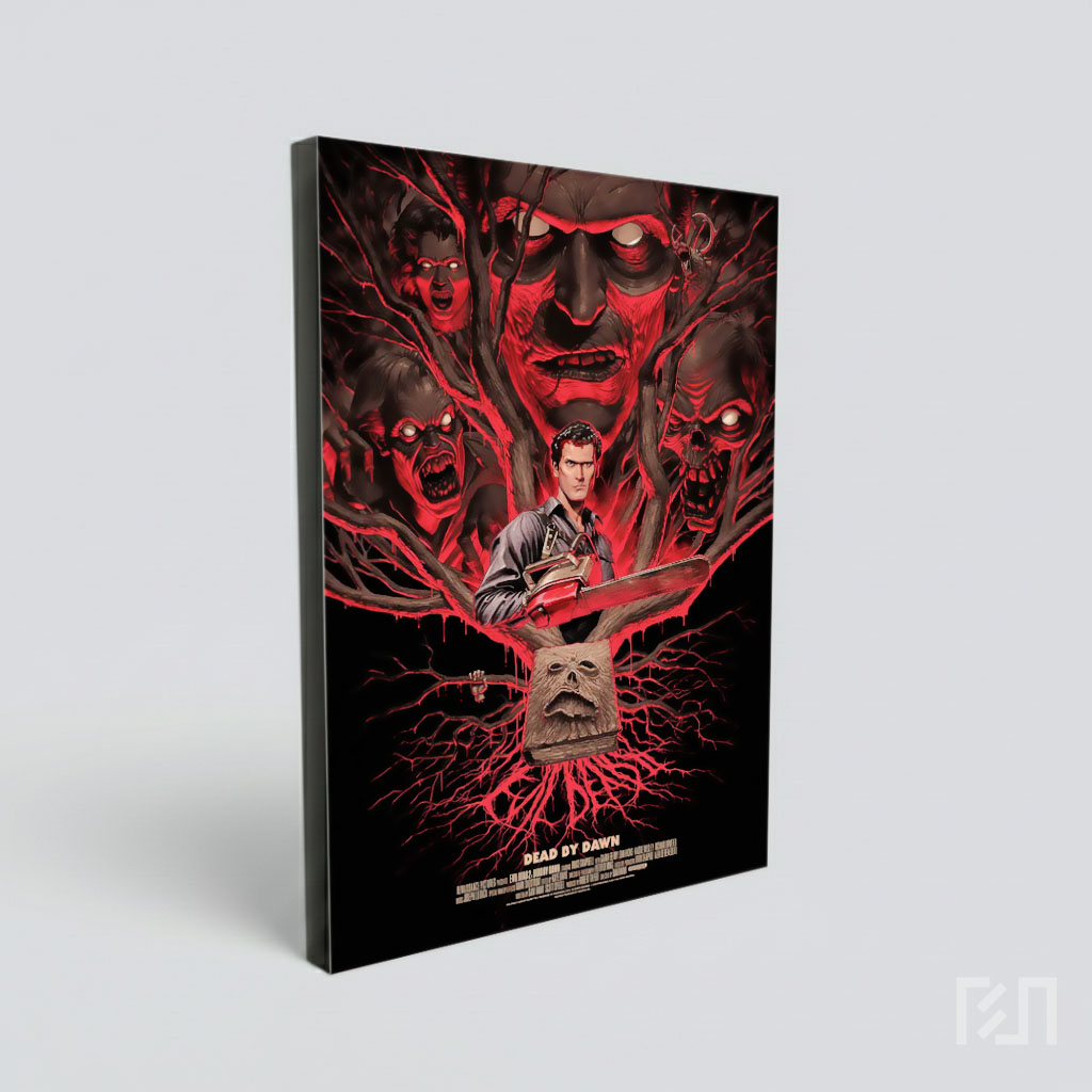 Poster Film Horor Evil Dead Ash Williams