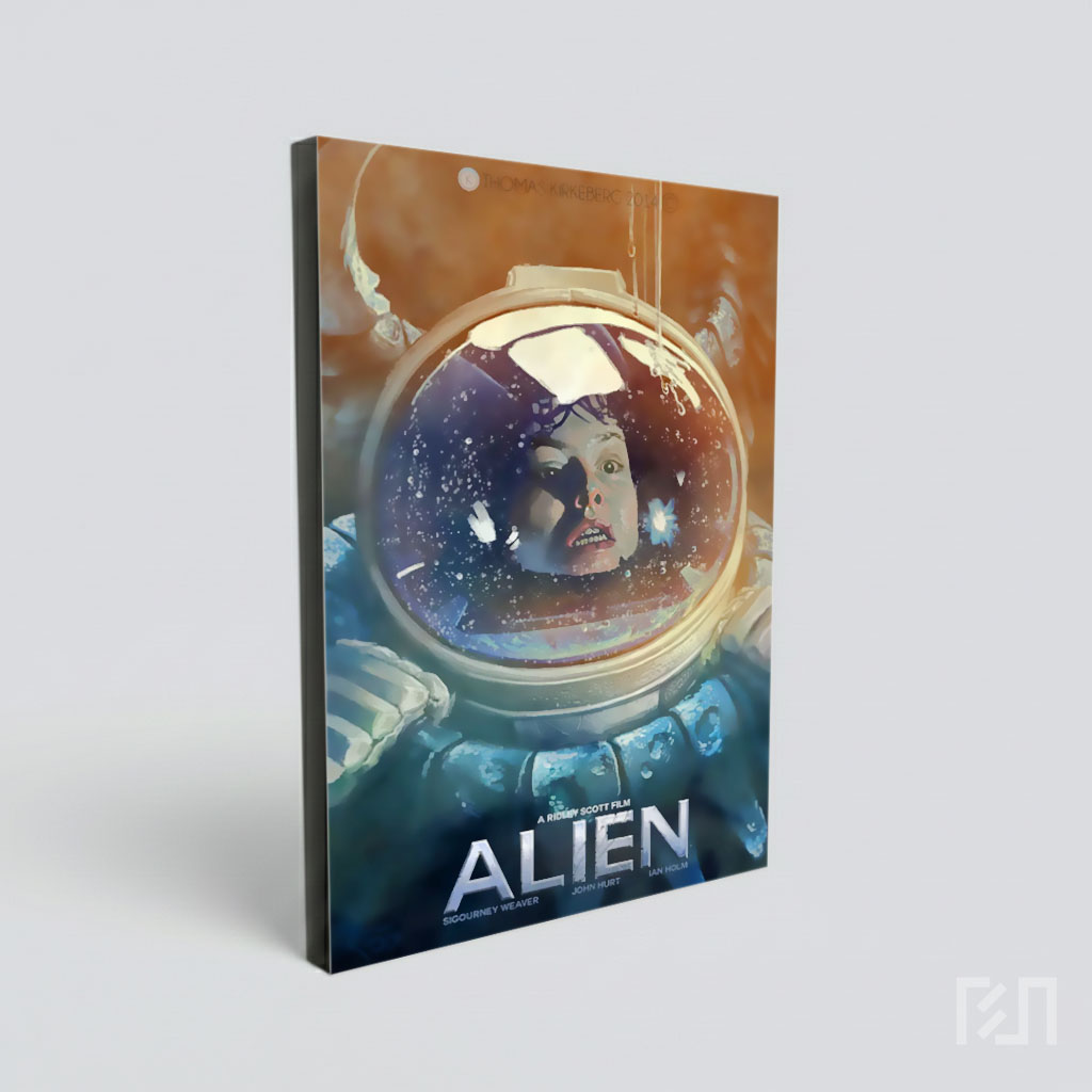 Poster Film Horor Fiksi Ilmiah Astronot