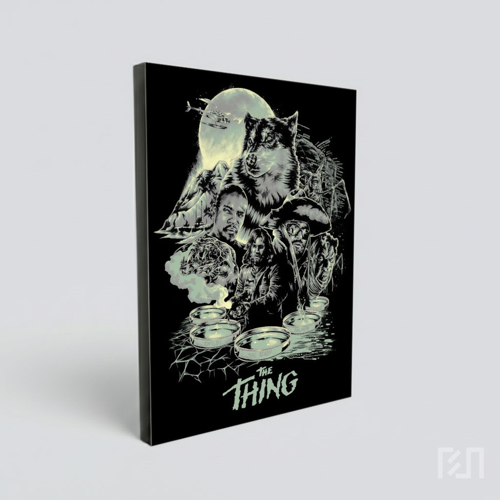 Poster Film Horor Fiksi Ilmiah Klasik The Thing