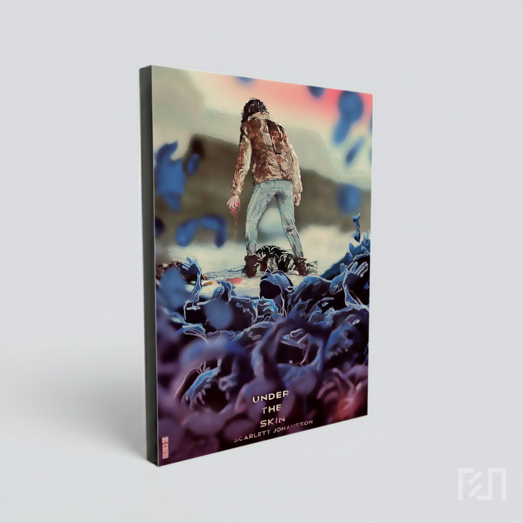 Poster Film Horor Ilustrasi Karakter Misterius