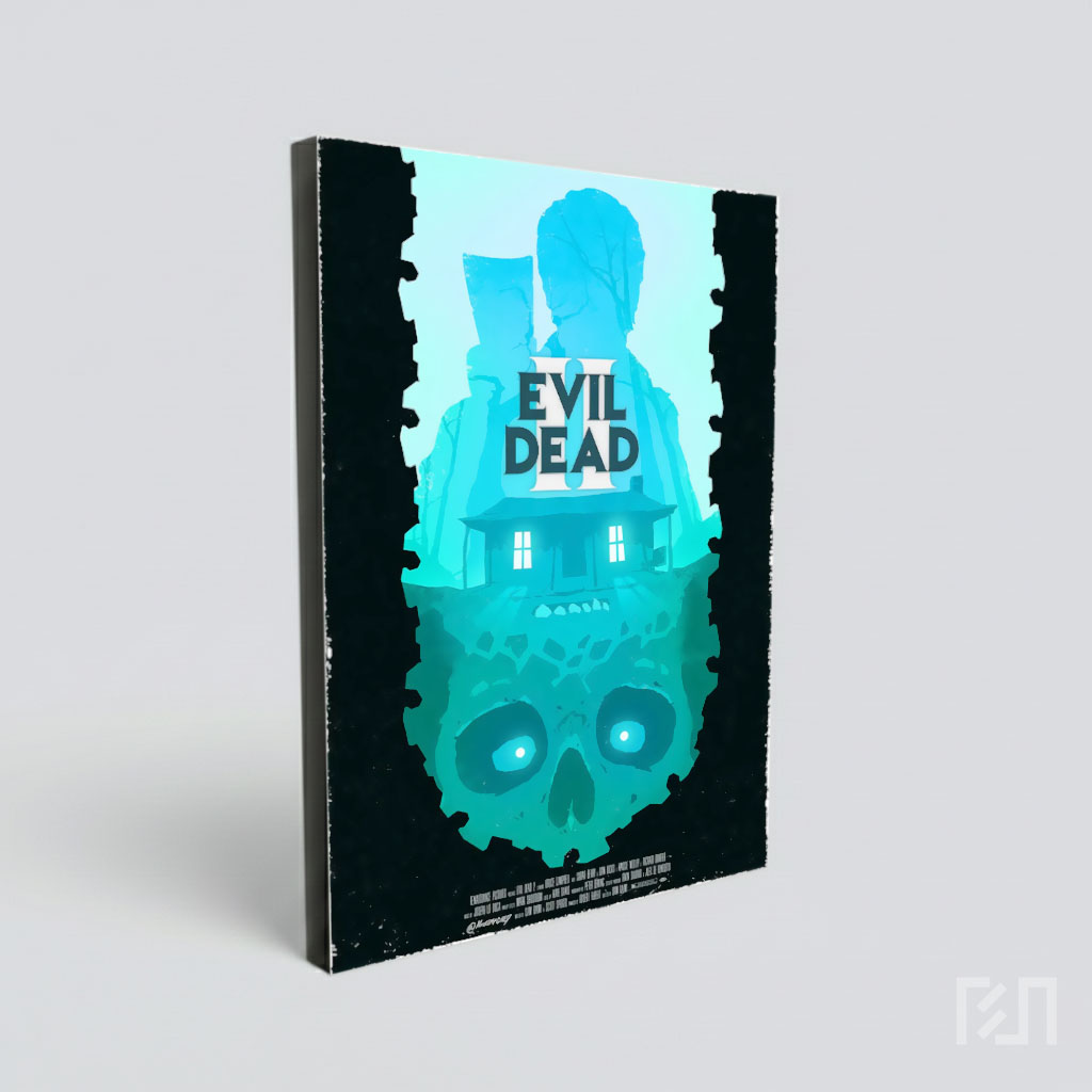 Poster Film Horor Klasik Evil Dead II