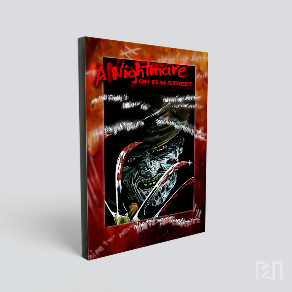 Poster Film Horor Klasik Freddy Krueger