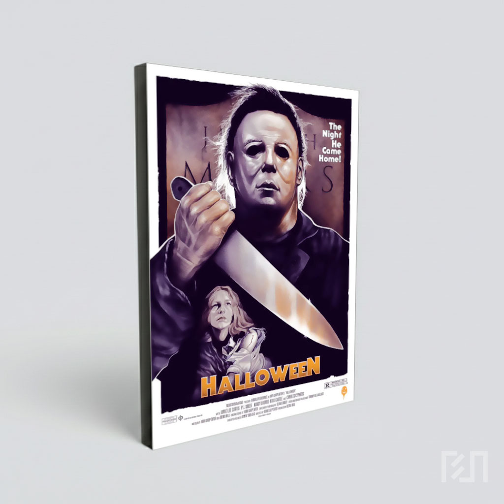 Poster Film Horor Klasik Halloween
