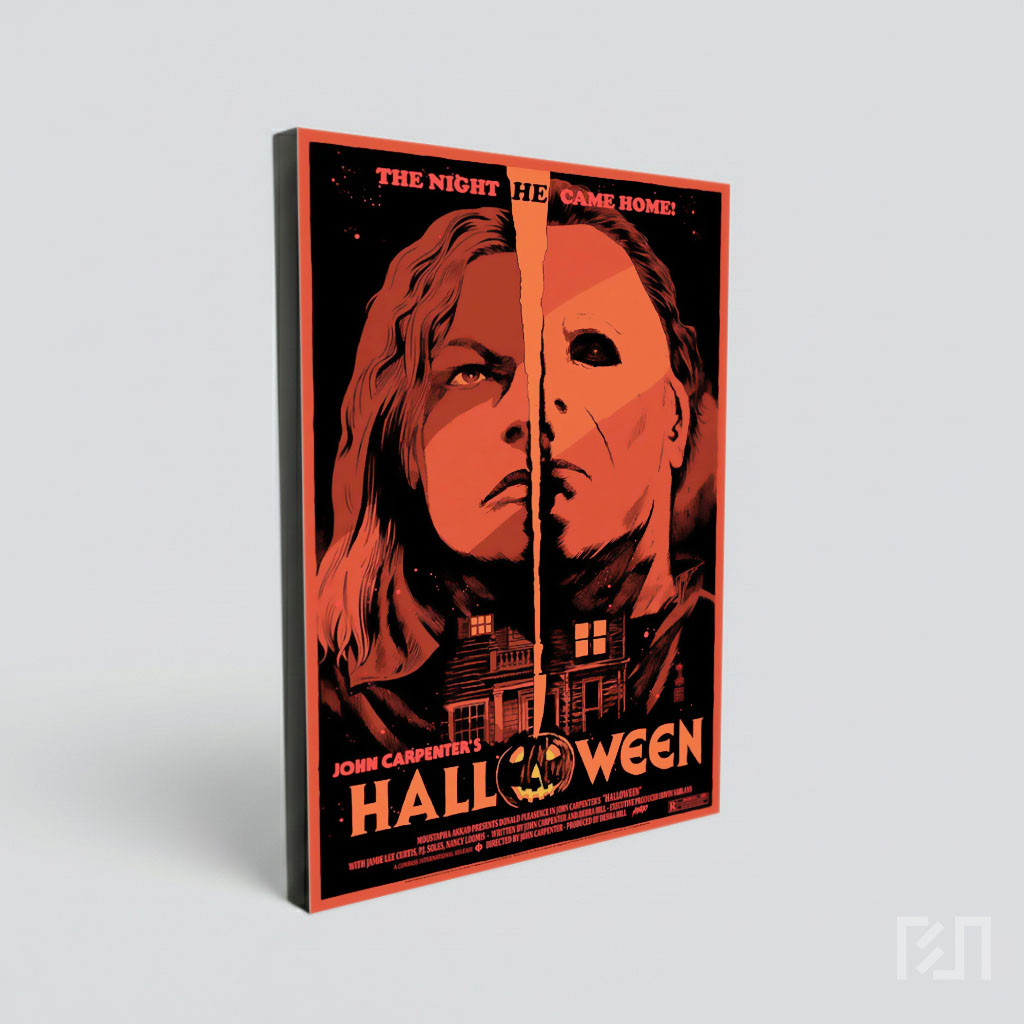 Poster Film Horor Klasik Halloween John Carpenter