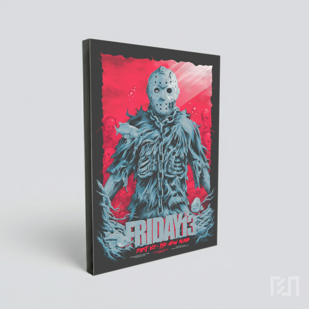 Poster Film Horor Klasik Jason Voorhees