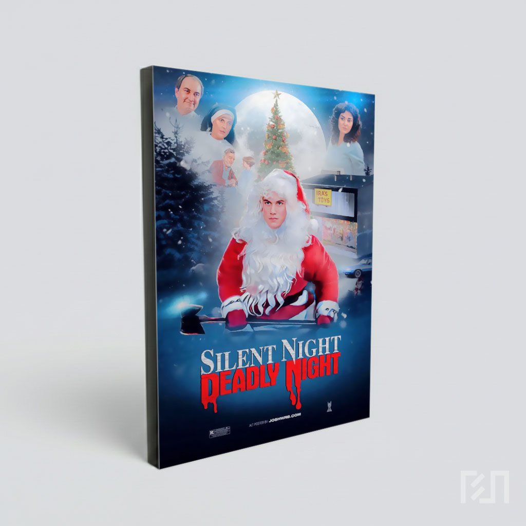 Poster Film Horor Klasik Silent Night Deadly Night