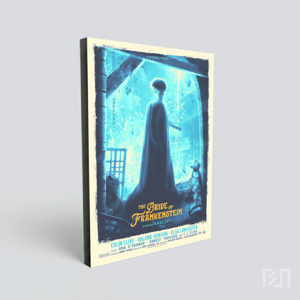 Poster Film Horor Klasik The Bride of Frankenstein