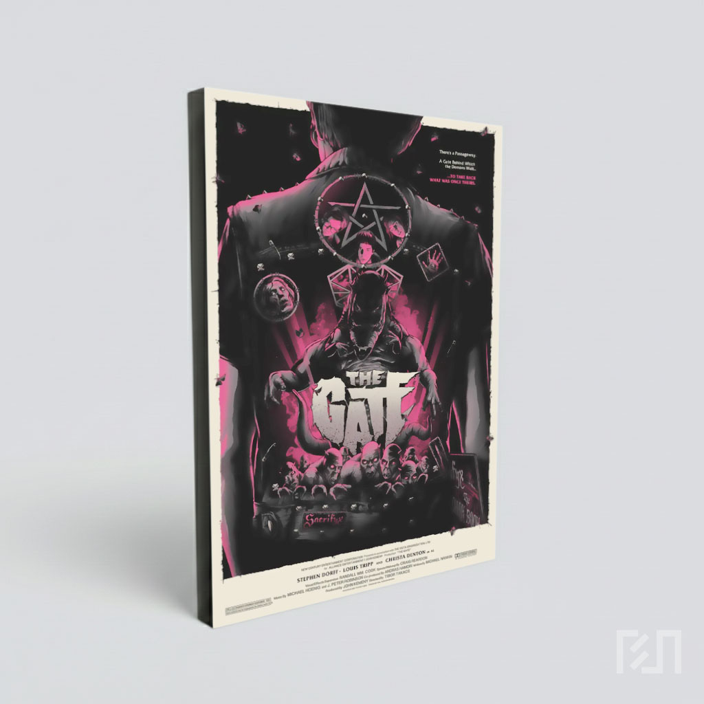 Poster Film Horor Klasik The Gate