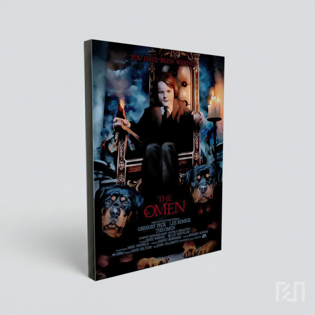 Poster Film Horor Klasik The Omen
