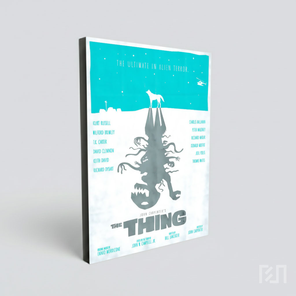 Poster Film Horor Klasik The Thing Karya John Carpenter