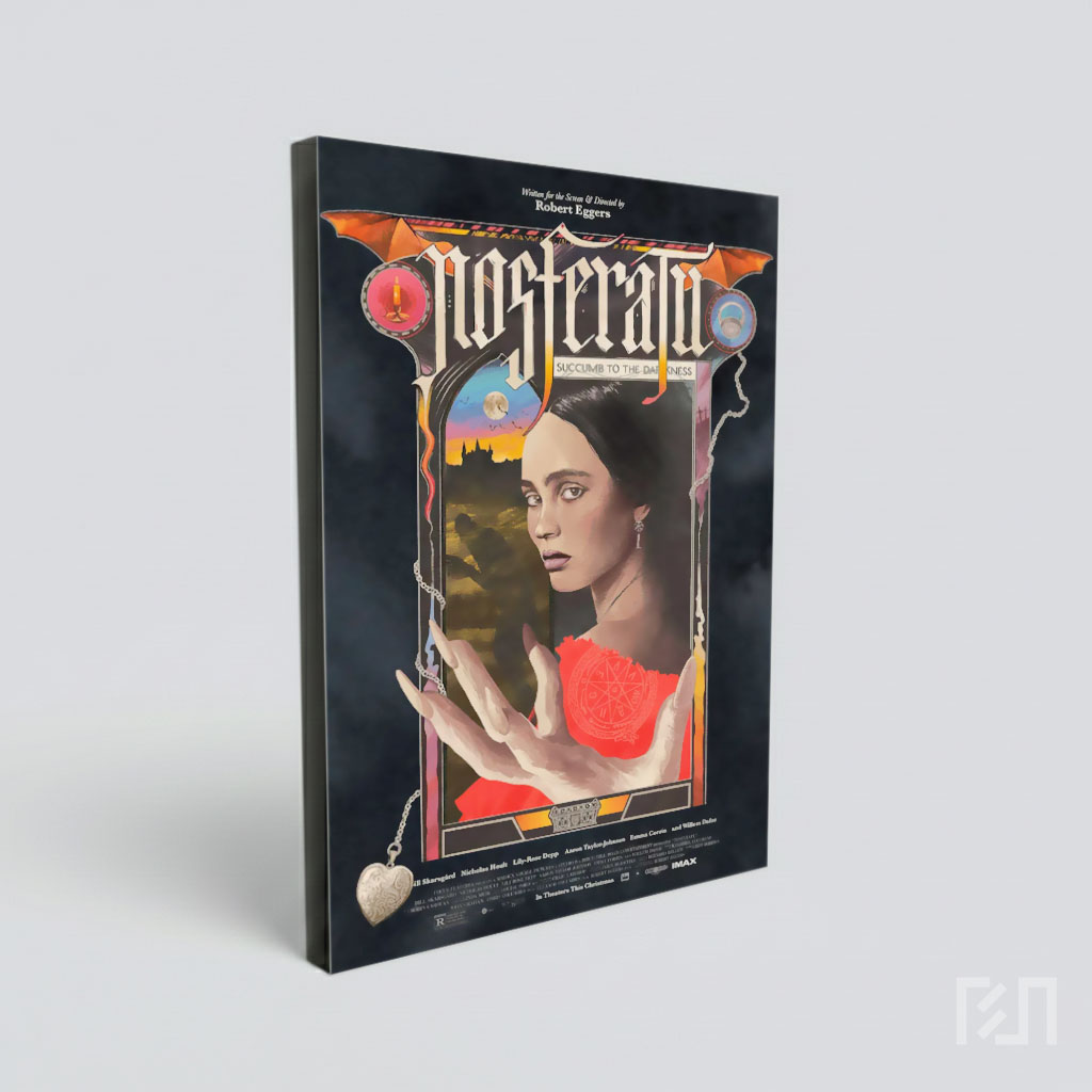 Poster Film Horor Nosferatu 2024 Lily-Rose Depp