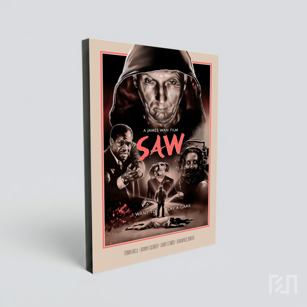 Poster Film Horor Saw Karya James Wan