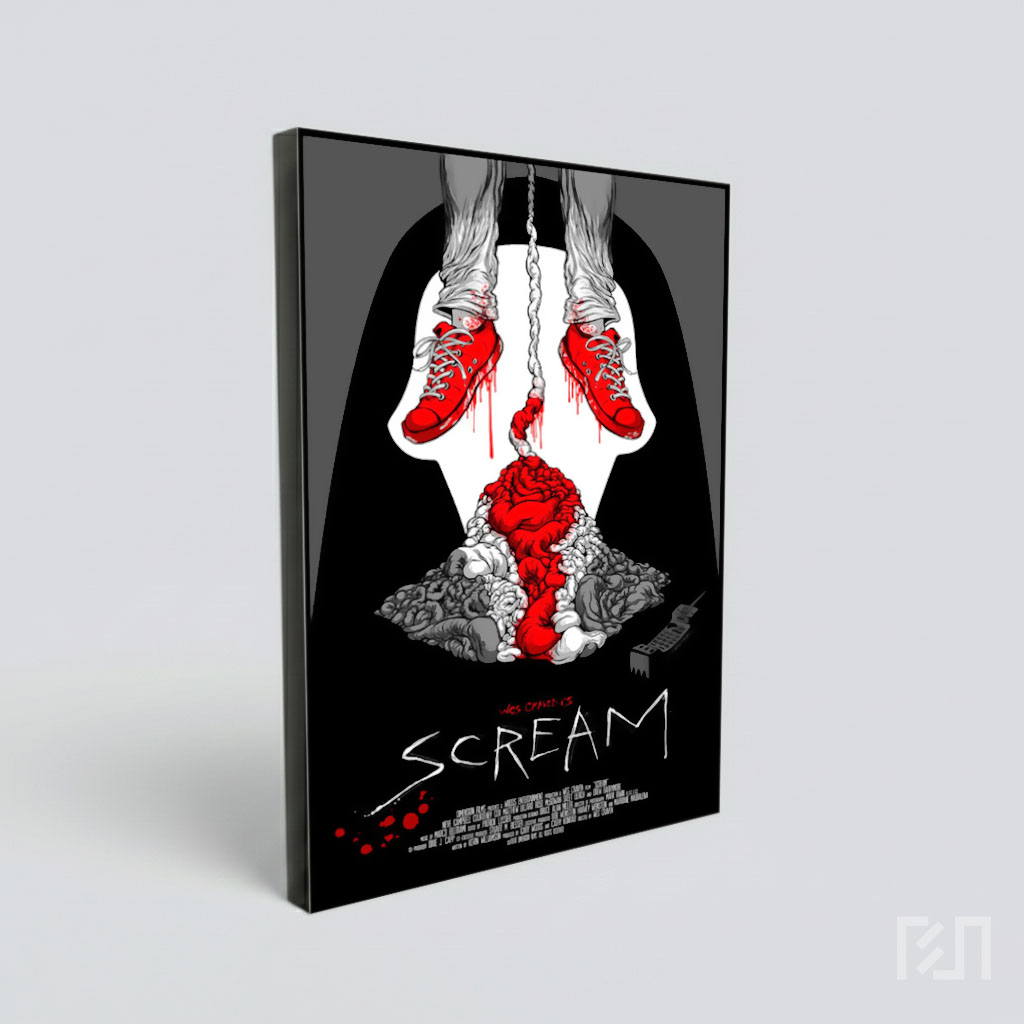 Poster Film Horor Scream Karya Wes Craven