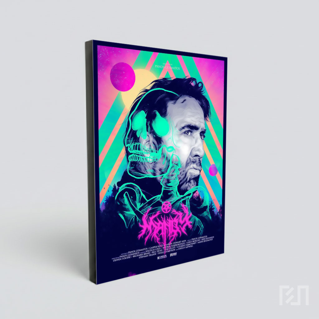 Poster Film Horor Seni Neon