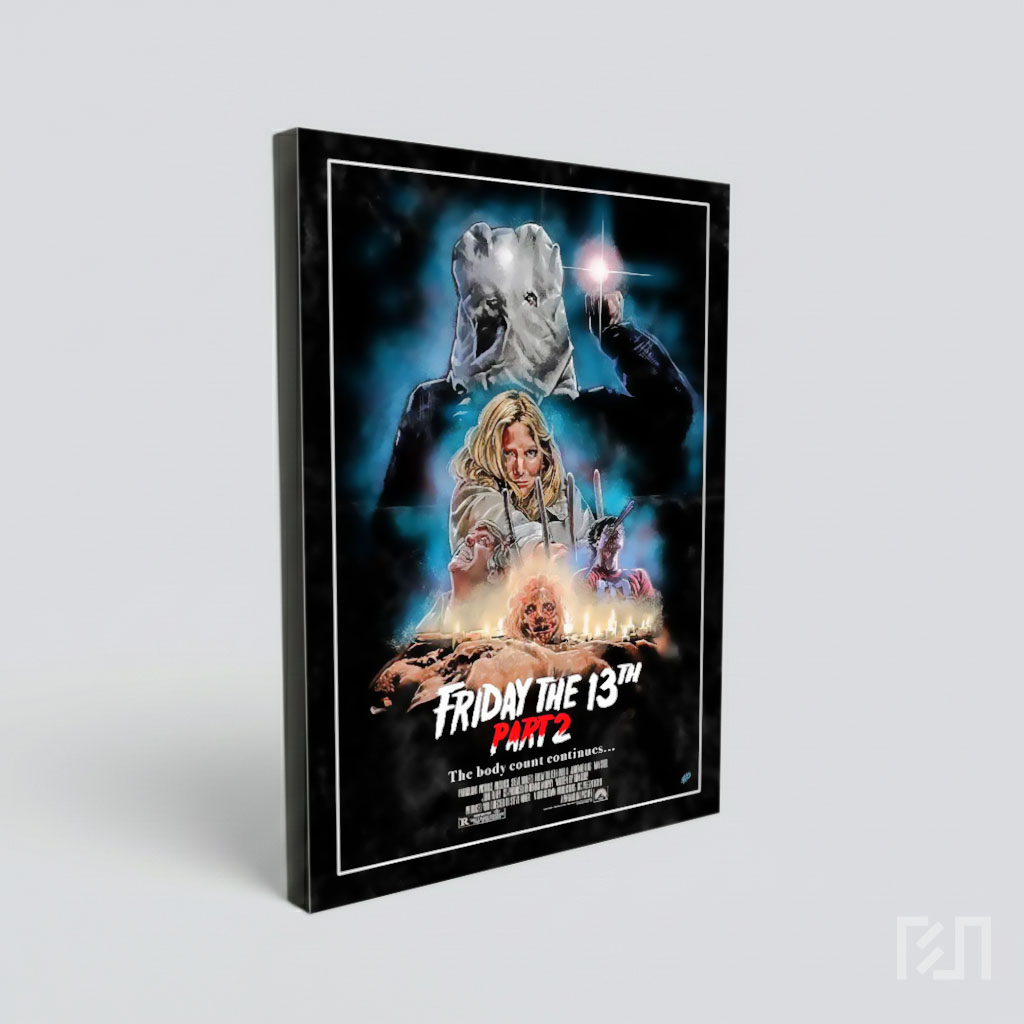 Poster Film Horror Slasher Friday the 13th Part 2