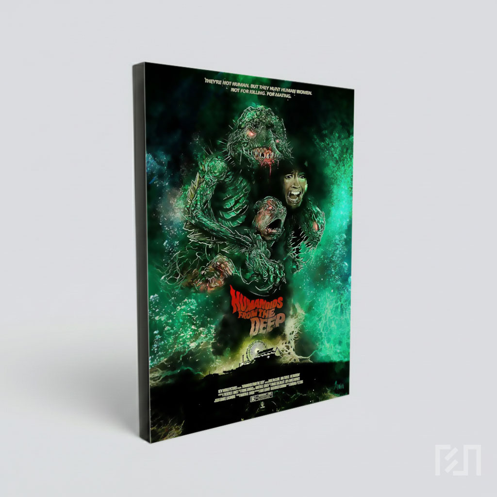Poster Film Humanoids from the Deep