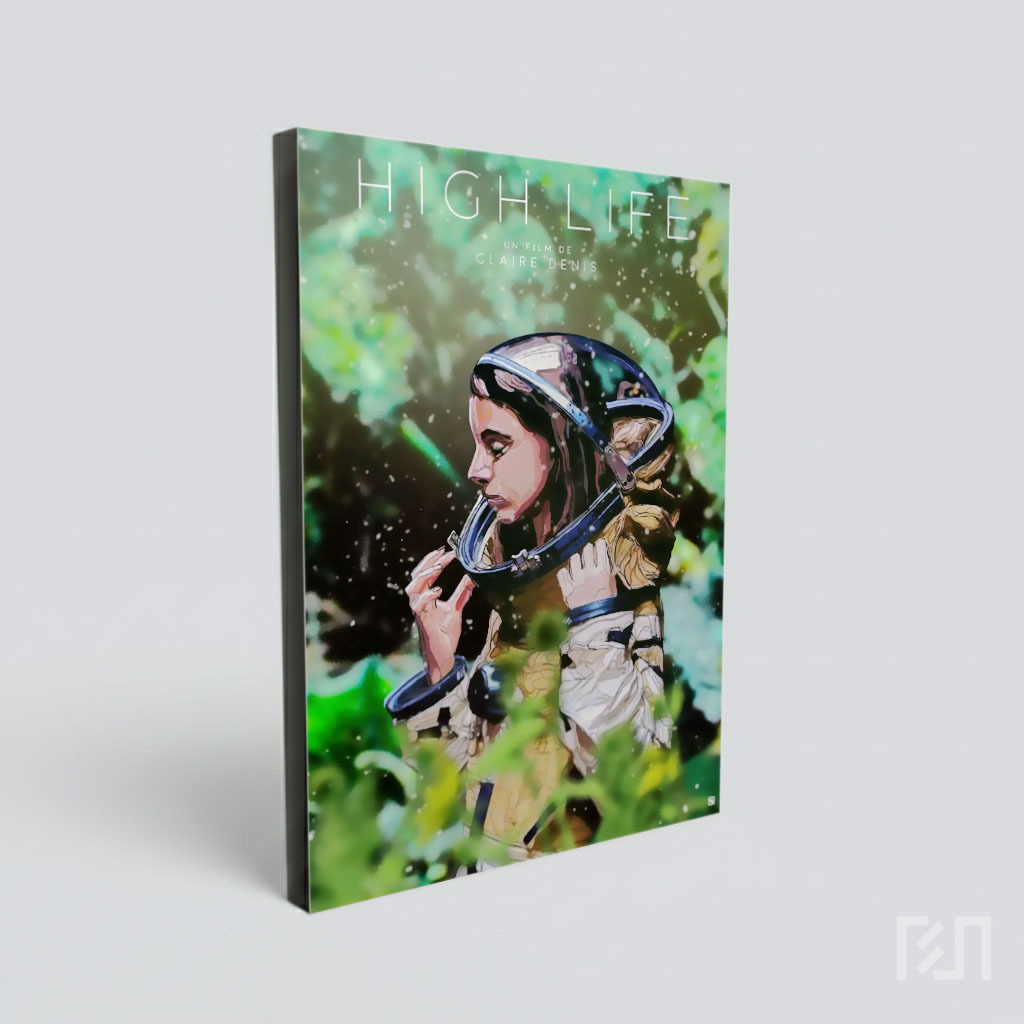Poster Film Ilustrasi Astronot di Hutan