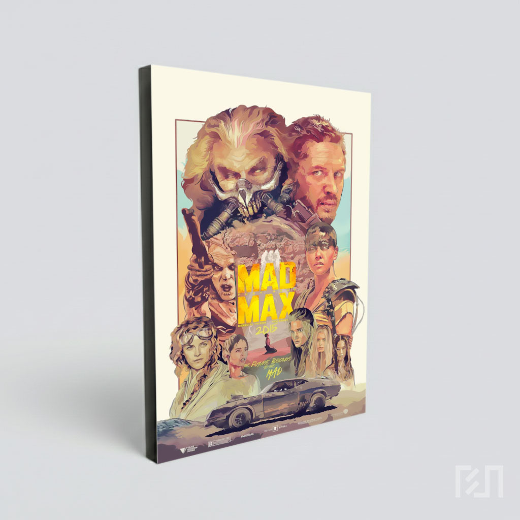 Poster Film Ilustrasi Mad Max: Fury Road