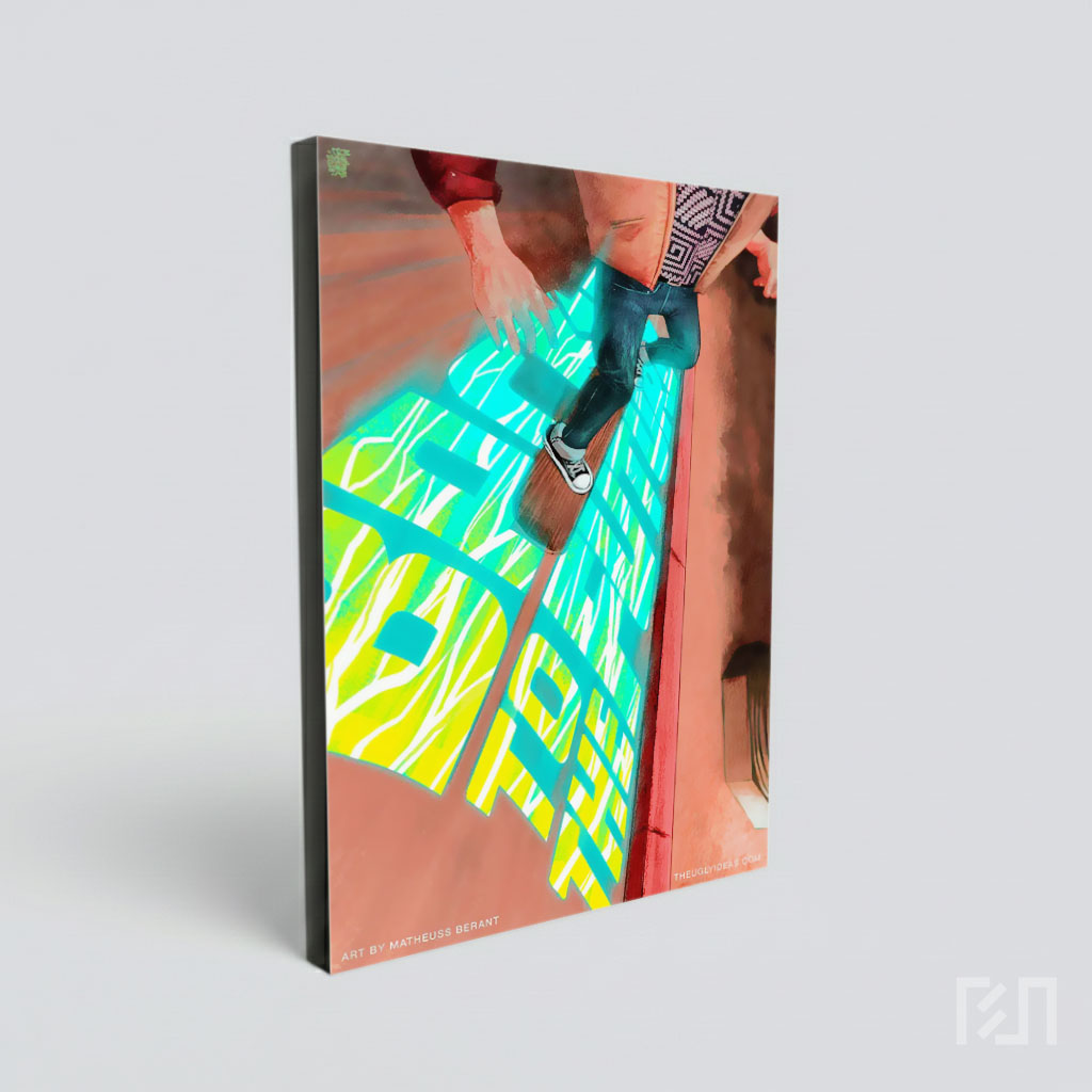 Poster Film Ilustrasi Skateboarder