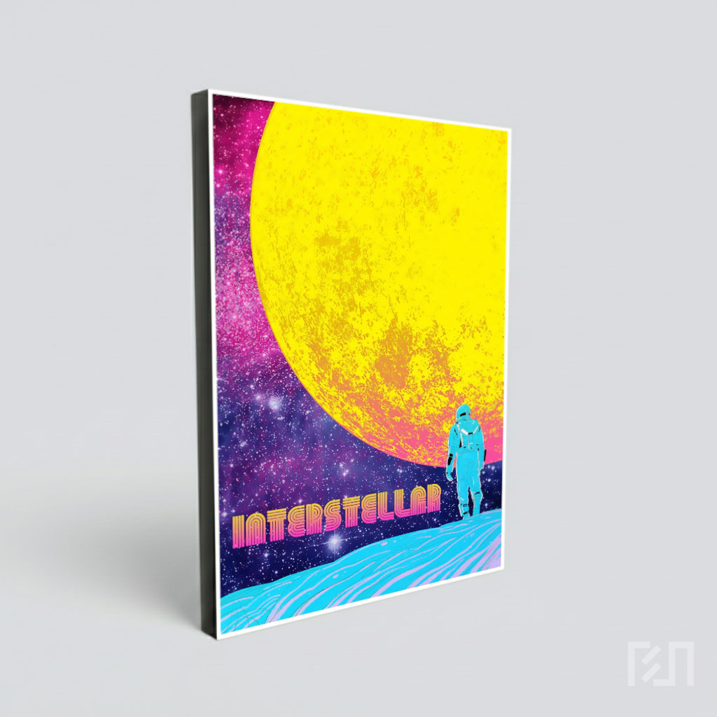 Poster Film Interstellar: Astronaut dan Planet